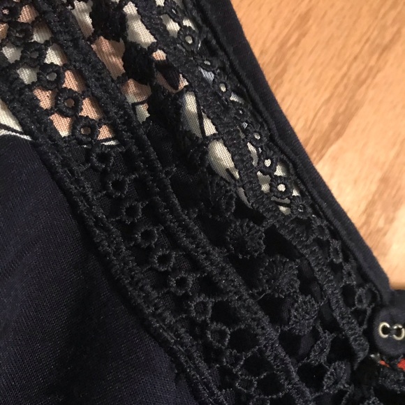 Rue 21 Black Floral Romper - Picture 4 of 5